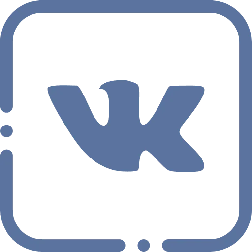 vkontakte vk flat icon