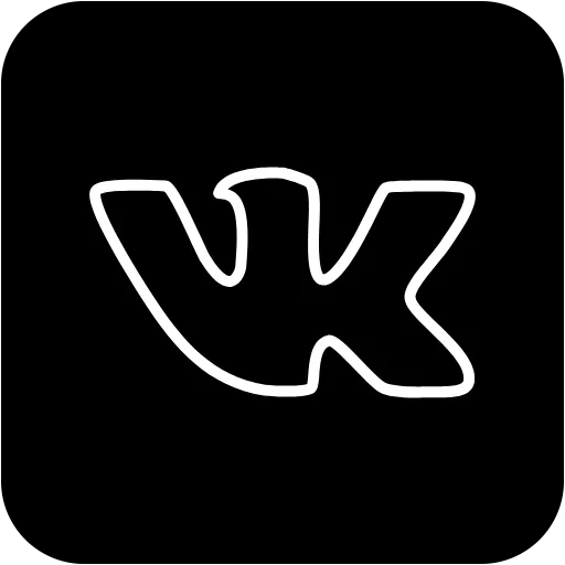 vkontakte vk filled icon
