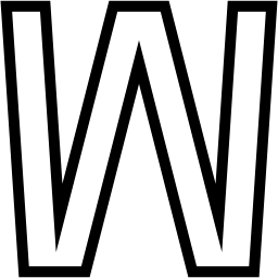 W line icon
