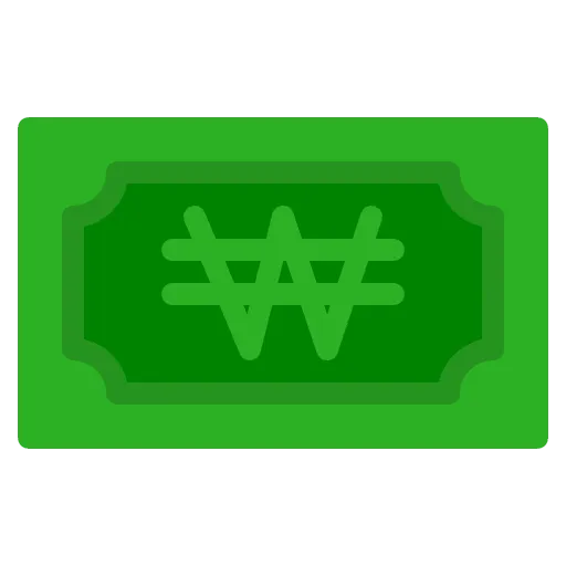 won flat icon