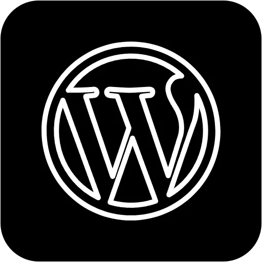 wordpress filled icon