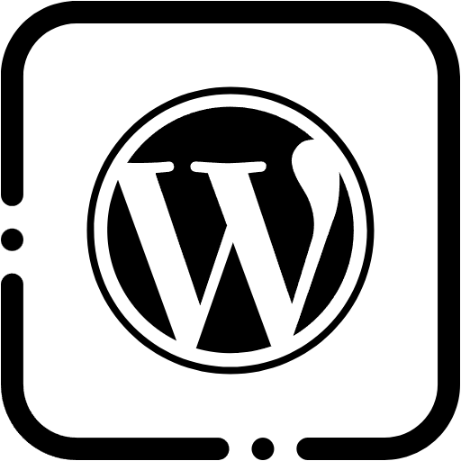 wordpress flat icon