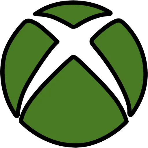kotak xbox warna linear ikon