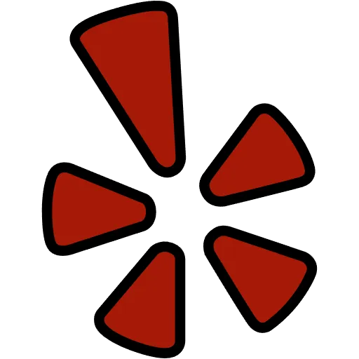 yelp lineal color icon