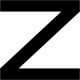 Z filled icon