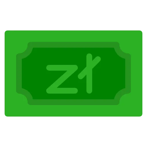 zloty plano icono