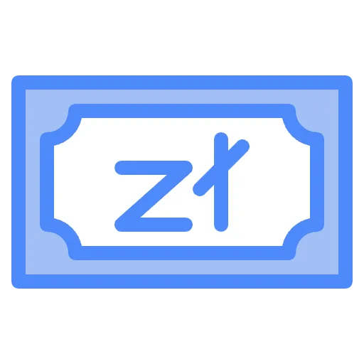 zloty dos colores icono